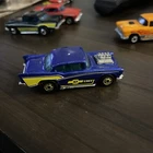 Hot Wheels ‘57 Chevy - NEAR MINT BLISTER PULL - Blue - Vintage GHO
