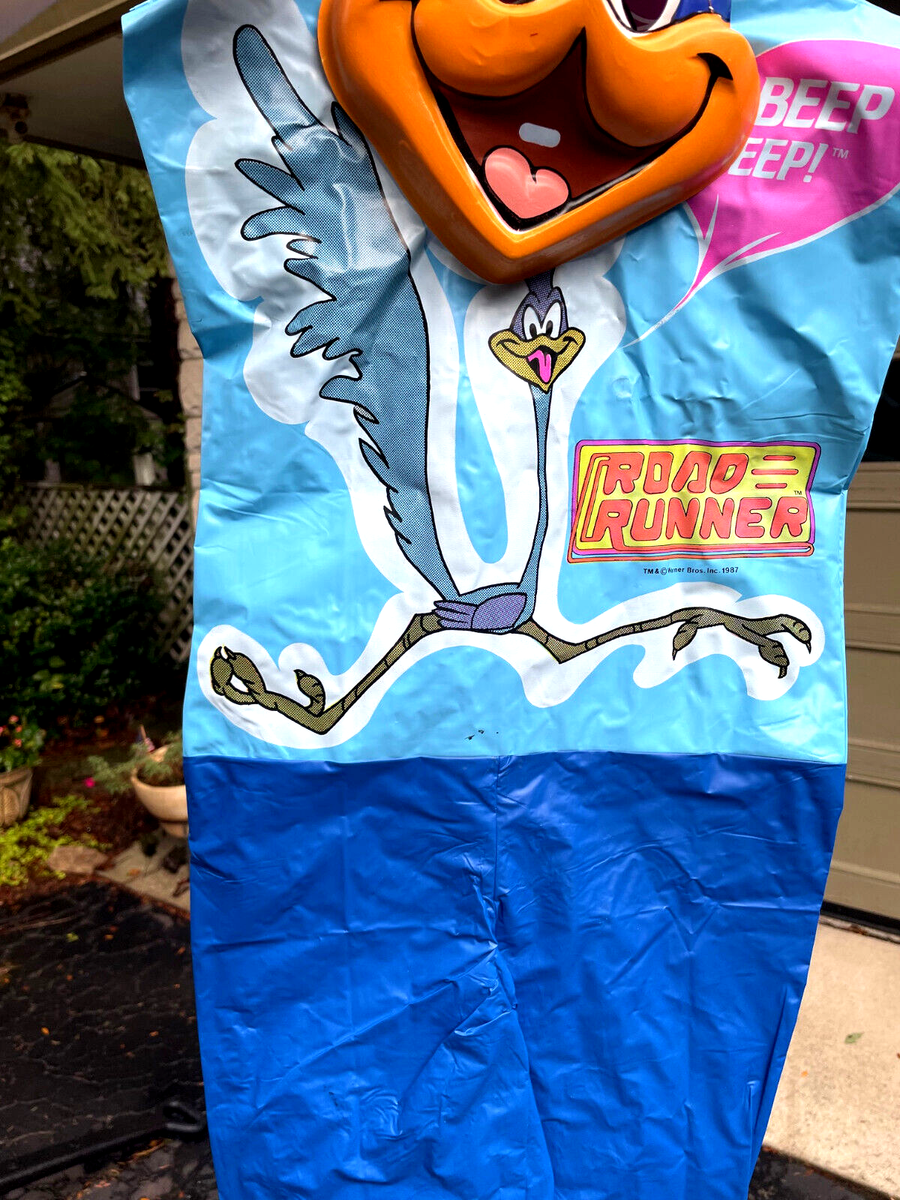 Vintage Looney Tunes Roadrunner Halloween Costume Warner Bros 1987