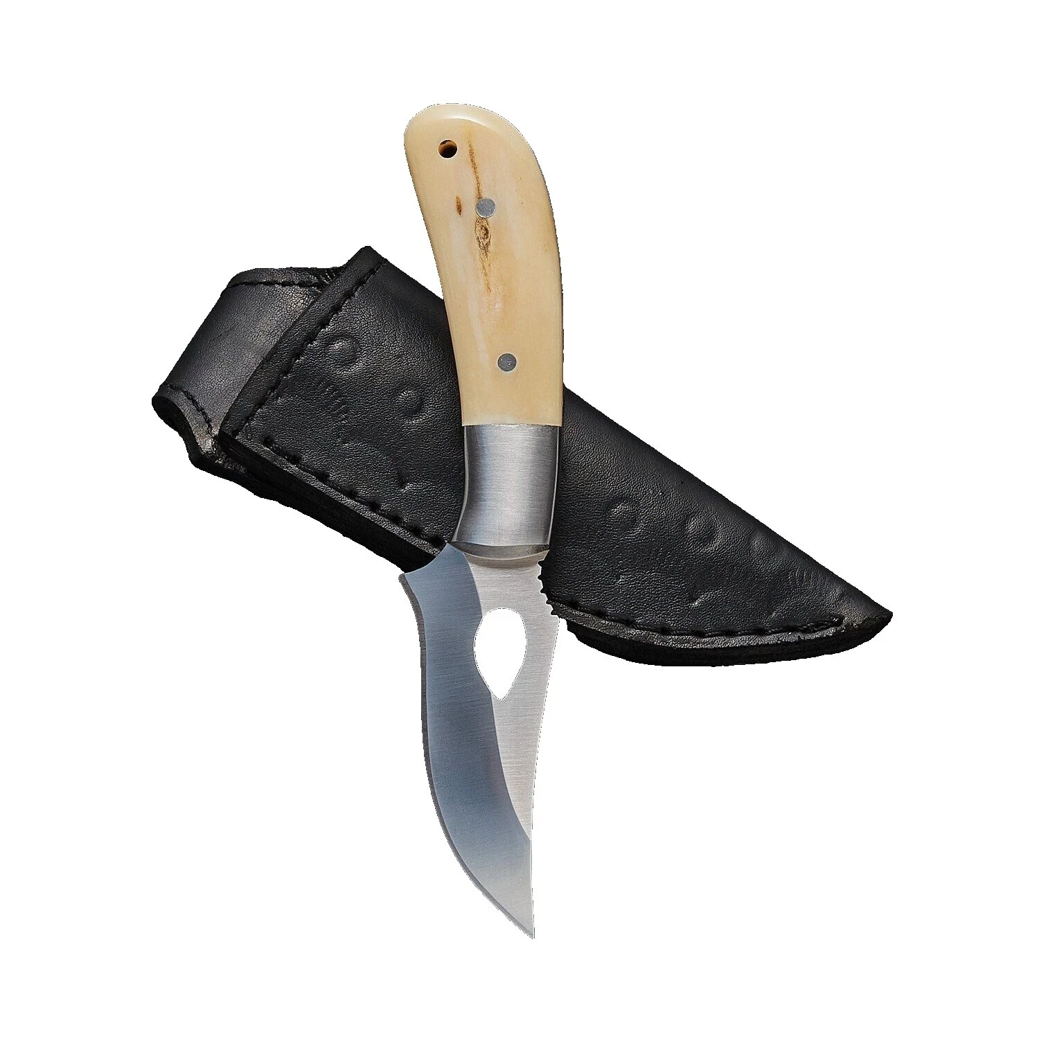 Hoja de acero al carbono mango de hueso combates modernos de colección Cuchillos de Hoja Fija