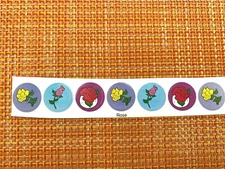 VINTAGE SCRATCH & SNIFF STICKER CTP CREATIVE TEACHING PRESS FULL STRIP ROSE