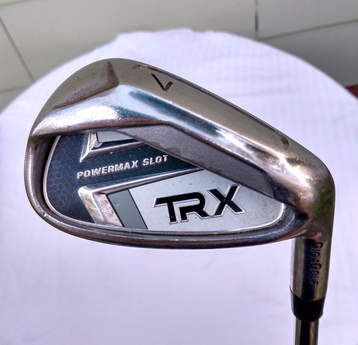 Giga Golf TRX Powermax Slot 7 Iron RH Reg Flex Steel Shaft | eBay