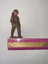 Vintage Soldier Marching Diecast Barclay Toy Soldier