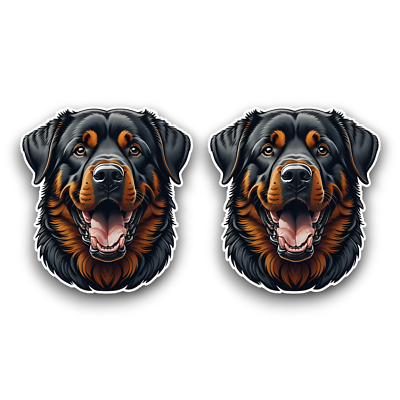 Rottweiler Dog Sticker - Fast & Free Shipping – Turbo Vinyl