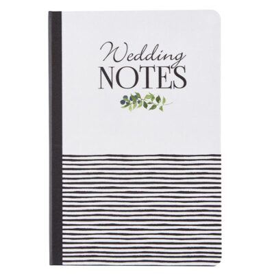 Journal Notebook Chipboard Satin Cover 6 in x 8.5 in x 0.5 in Wedding Pack of 2
