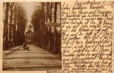 CPA AK AUGUSTENBURG Eingang Frosts Hotel DENMARK (509860)