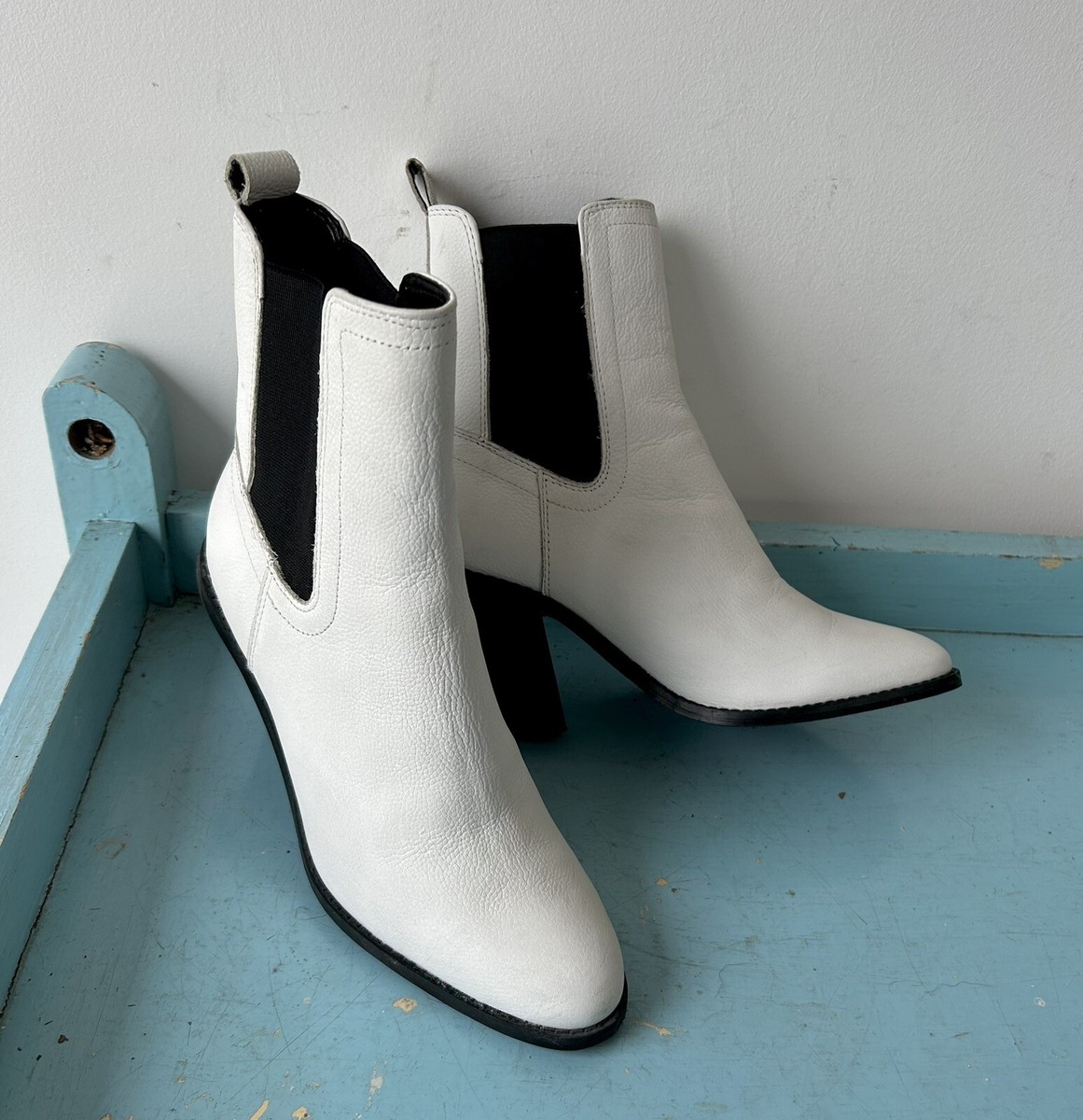 Cowboy Boots White Leather