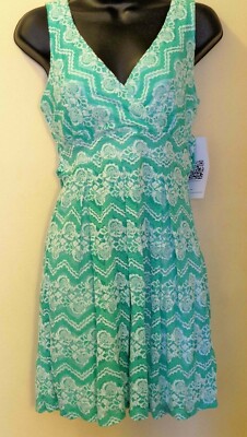 Emerald Sundae White Lace Mint Green Dress sz 7 NWT Easter Pastel | eBay UK