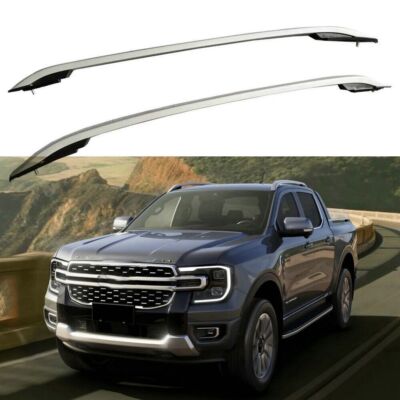 2PCS Roof Rack Rails Fits For Ford Ranger 2024 2025 Cross Bar Luggage ...
