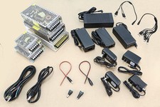 DC Power Supply 12V 0.5A 1A 2A 3A 5A 6A 8A 10A 12A 15A 20A 30A Plug Pigtail lot