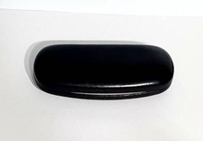 BRAND NEW GLOSS BLACK SUNGLASSES EYEGLASSES HARD CASE CRUSH RESISTANT CLAMSHELL