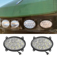 12V Front Outer Hood FloodLamps Fits John Deere Tractors 7630,7730,7830,7930+ x2