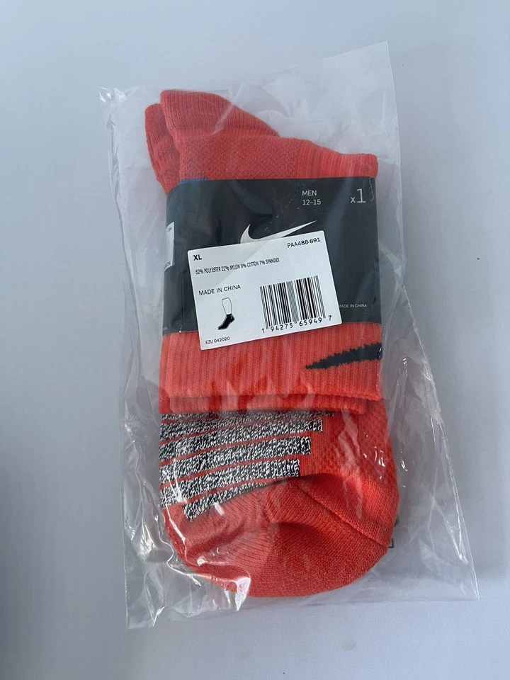 NBA Nike подлинный красный носки размер XL мужчин лодыжки носки PAA488-891 S76 - Изображение 2 из 4