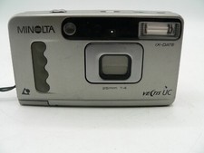Minolta Vectis UC 25mm 1:4 Film Camera Compact Point and Shoot with Flash