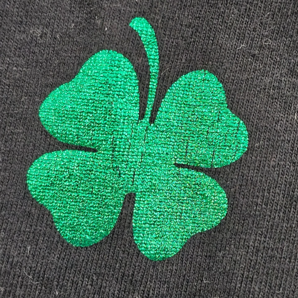 Pantalones de pijama de mezcla de algodón St Patrick's 4 hojas tréboles sin límites para niños M Foto 3 de 4