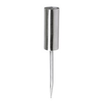 Silber Kerzenhalter Metall Stabkerzen 15Cm 4Er Set Dekoration, 4 StüCk