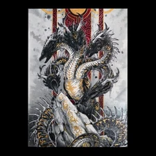 Displate Limited Edition - Dawn Hydra -  xxx/500 LE - Metal Poster - IN HAND