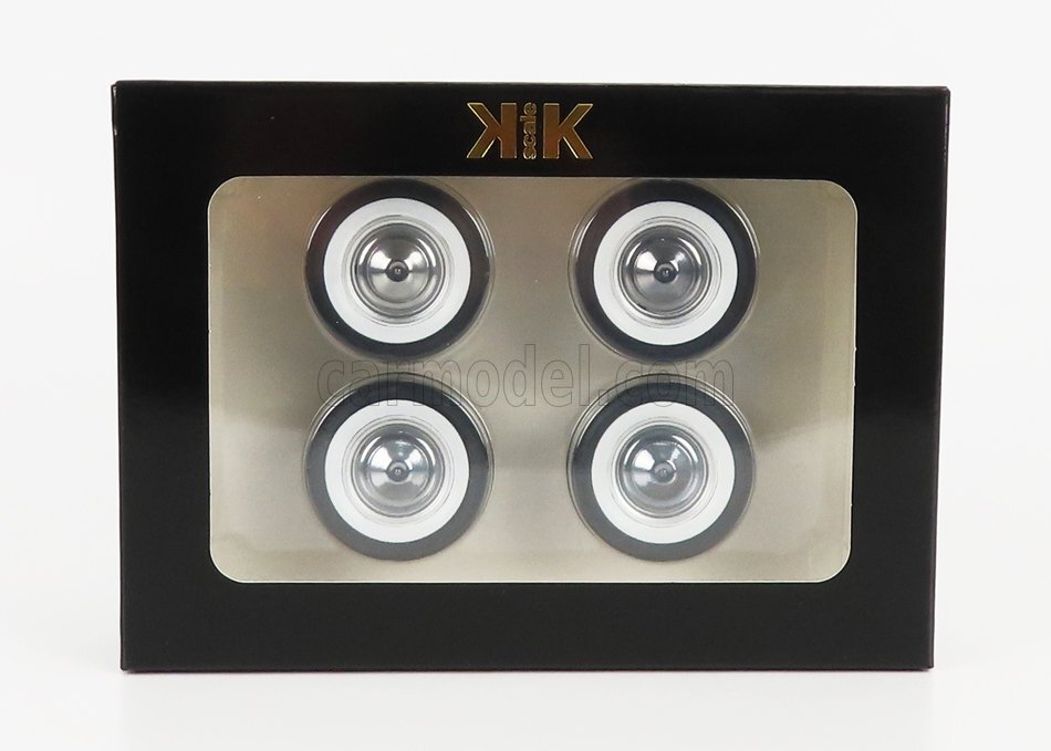 MODELLISMO STATICO DIECAST ACCESSORI SET 4X RUOTE CERCHI FOR FIAT 500 1968...