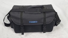 Ambico Classic Black Padded Shoulder Bag Large Camera / Camcorder VINTAGE