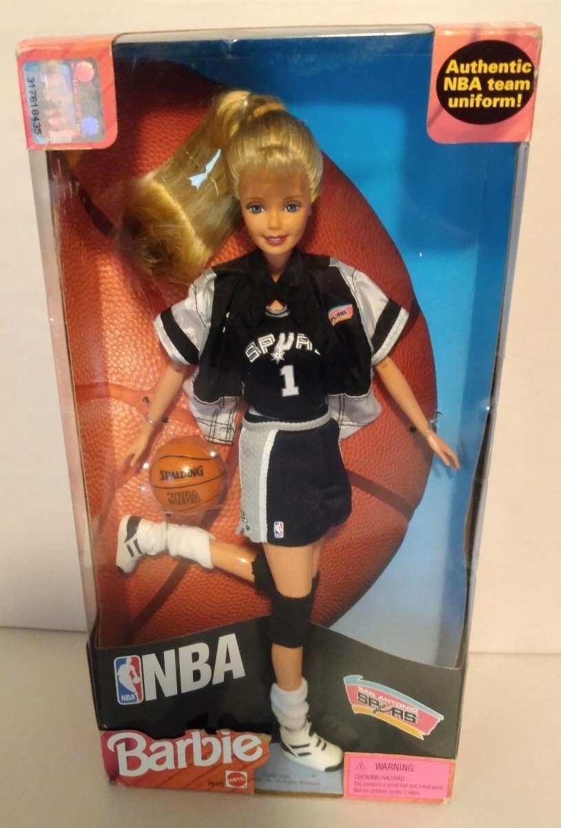 Mattel NBA San Antonio Spurs Barbie Doll 1998 20722 NRFB - RARE | eBay