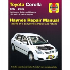 Toyota Corolla (1997-2006) Reparaturanleitung Haynes