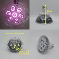 Lámpara LED Infrarroja 21W 830nm IR PAR30 Punto Bombilla Planta Visión Nocturna E26 E27