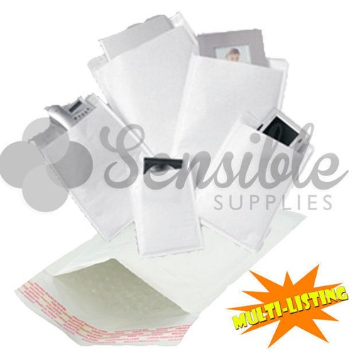 Padded Envelopes White Lite Bubble Mail Bags CD DVD A3 A4 A5 10 25 50