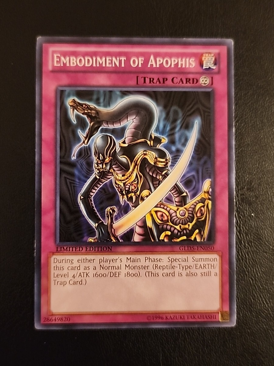 GLD5-EN050 Embodiment of Apophis Limited Edition Mint YuGiOh Card