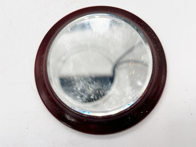 VINTAGE HOLZ UND SPIEGEL MAYFLOWER GLAS DESIGNER DISPLAY STÄNDER