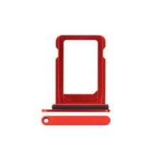 Replacement Single Sim Card Tray For Apple iPhone 12 Mini / iPhone 13 Mini - Red