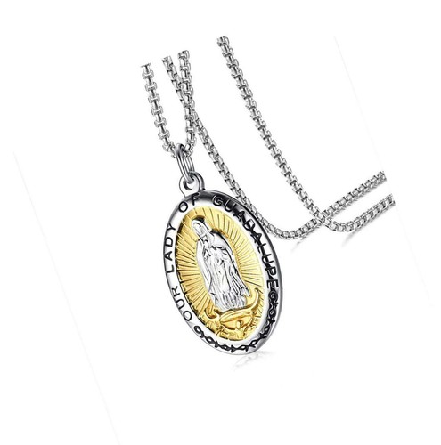 Coin Necklace for Men Women Gold Plated 