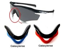 Galaxy Nose Pads Rubber Kits For Oakley M2 Frame Sunglasses Blue/Red