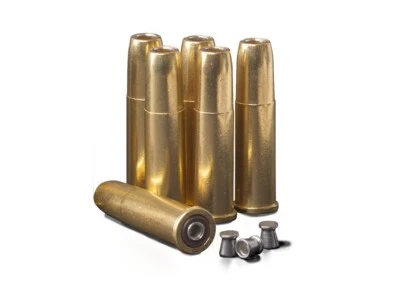 Crosman SNR357 & Remington 1875 .177 Dual BB & Pellet Revolver Shells Cartridges