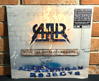 THE All-AMERICAN REJECTS - When The World Comes Down Ltd BLUE VINYL LP + 7'' New