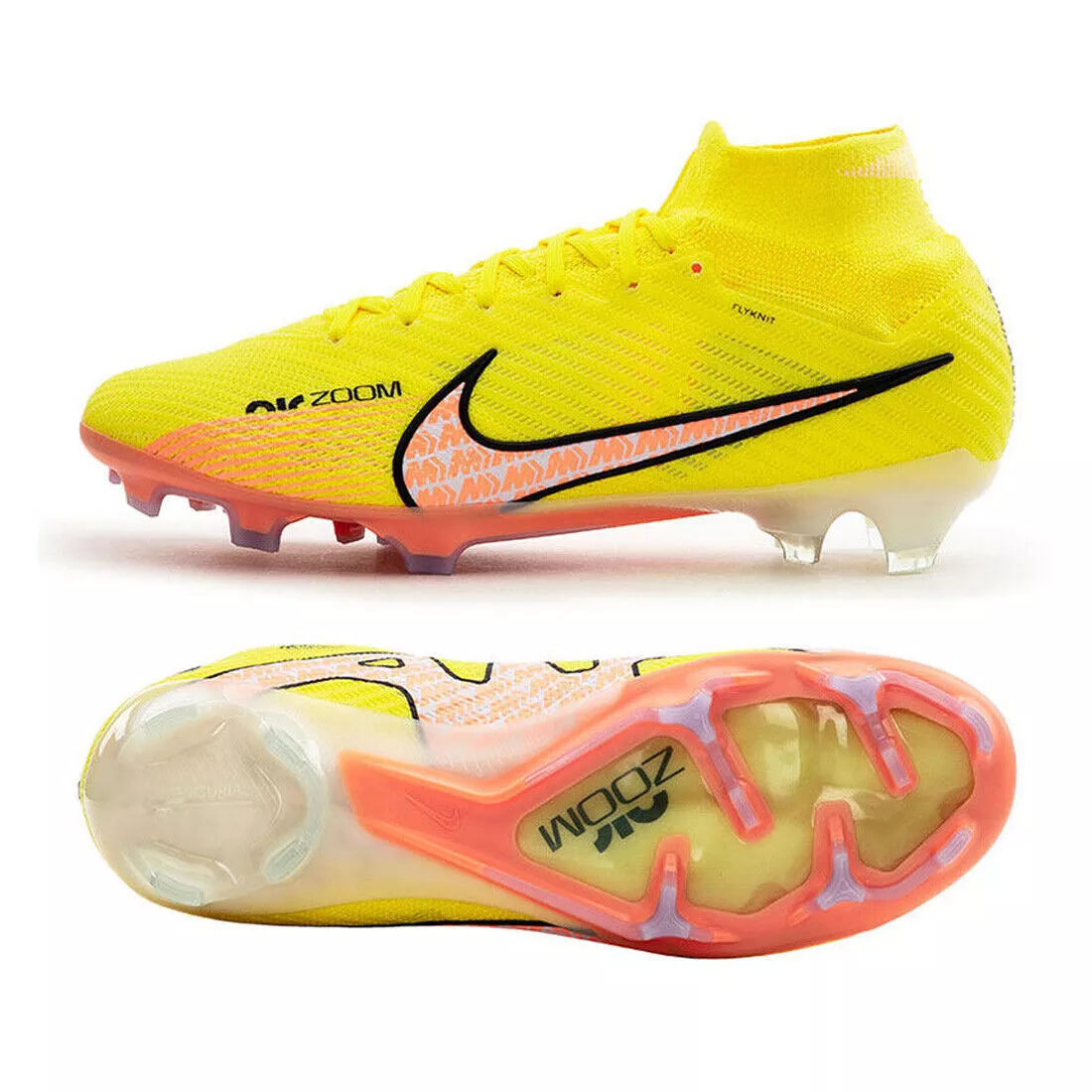 Nike Mercurial Superfly 9 Elite FG Boots Cleats Yellow DJ4977-780 |