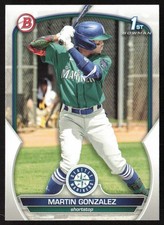 Martin Gonzalez 2023 Bowman: Prospects #BP-28 Seattle Mariners