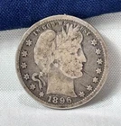 1896 Barber Half Dollar 50C 90% Silver