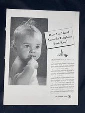 Magazine Ad* - 1949 - AT&T / Bell System - Have you heard Telephone Birth Rate