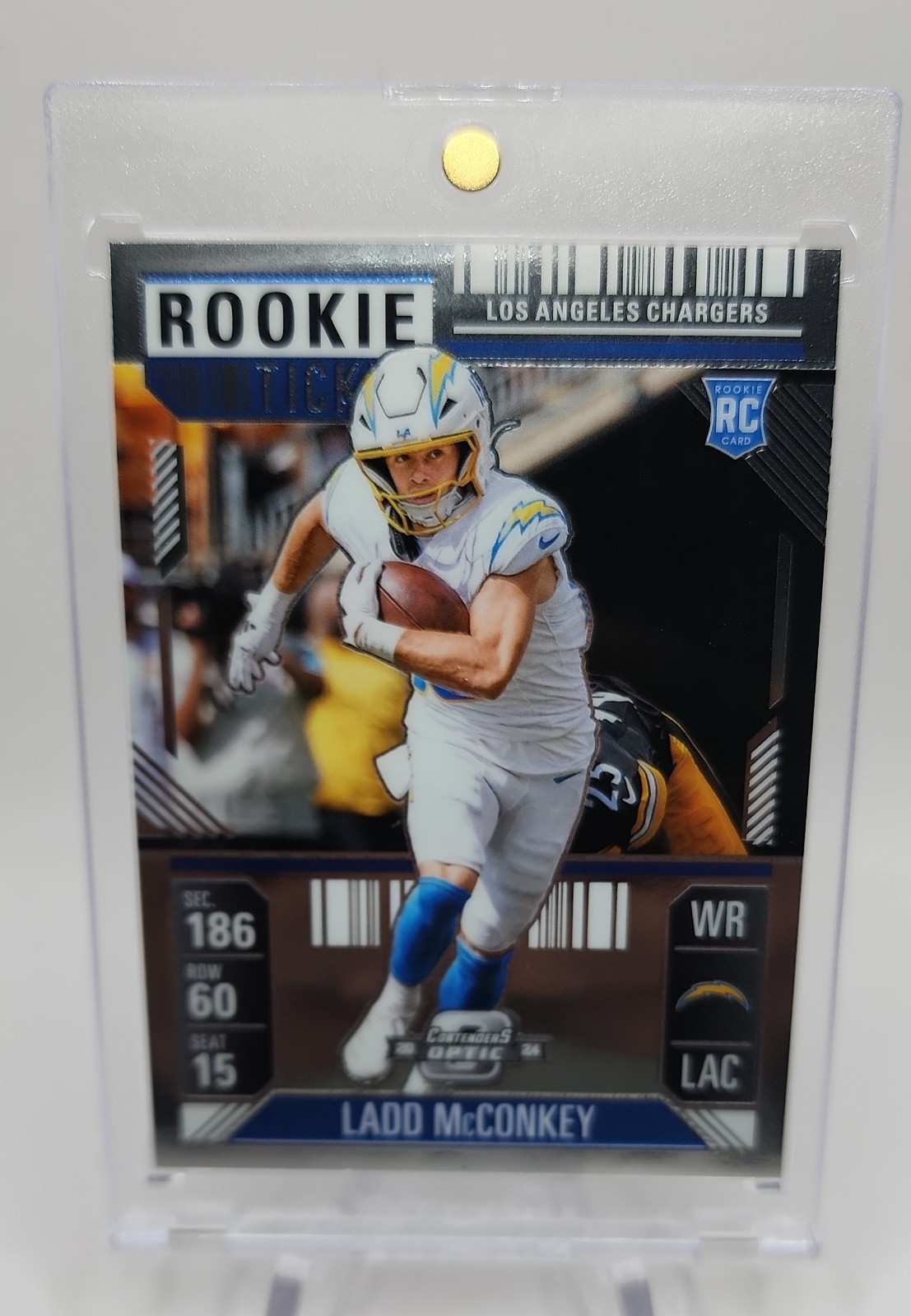 2024 Panini Contenders Optic - Rookie Ticket Ladd McConkey #82 (RC)