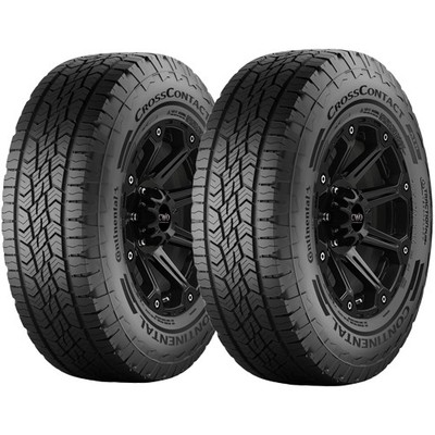 (QTY 2) 225/65R17 Continental Cross Contact ATR 102W SL Black Wall Tires