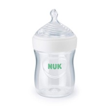NUK Simply Natural Baby Bottle with SafeTemp 1 Count Pack of 1 , Clear