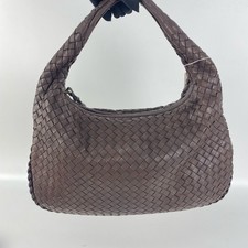 Bottega Veneta Medium Intrecciato Hobo Bag Shoulder Bag Dark Brown Nappa Leather