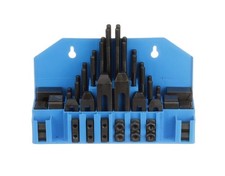 3900-2112 Kit de sujeción 58 piezas - Ranura en T de 7/16", Ranura para mesa, Azul