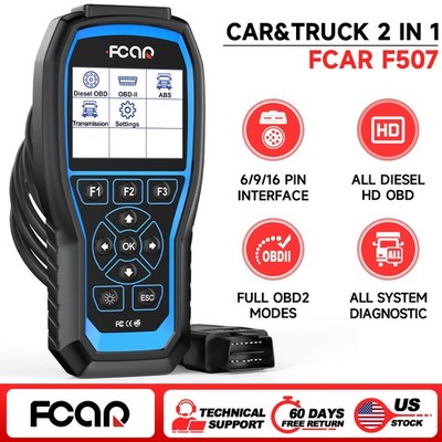 FCAR F507 Car Heavy Duty Truck Van Diagnostic Scanner Tool All System For Bendix