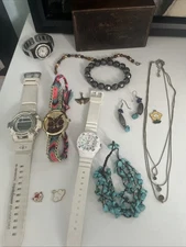 Estate Junk Drawer Lot Grandma's Jewelry