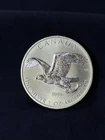 .999 Fine Silver 1 Oz Round 2014 Birds Of Prey BALD EAGLE $5 Canadian Coin