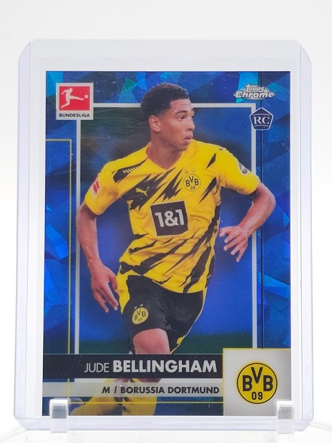 Jude Bellingham 2020-21 Topps Chrome Bundesliga Blue Sapphire Rookie RC Q8169