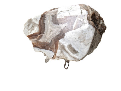 Face polished Georgia LACE Agate 4.16 OZ or 118 grams . Beautiful Stand Included