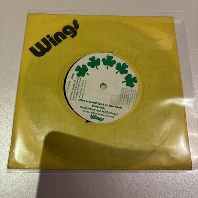 Wings '' Give Ireland Back To The Irish '' UK 7'' Single Apple Records 1972