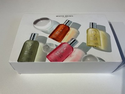 MOLTON BROWN THE CLASSIC TRAVEL COLLECTION 4 x 100ml Bade- & Duschgel