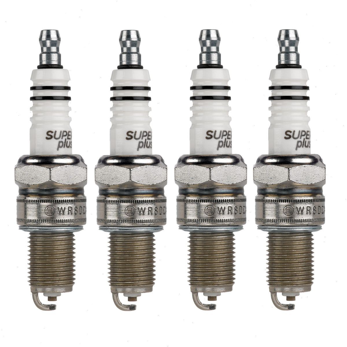 4 pc Bosch Nickel Copper Spark Plugs for 1981-1989 Volvo 244 2.1L 2.3L L4 nd